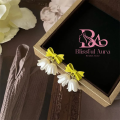 White Wind Chime Flowers Drop Earrings for Women.