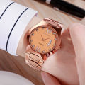 TAISIGE Manufacturer Supply High-End Watch Roman Diamond Calendar Solid Tungsten Steel Gold Deep Waterproof Men's Watch. 