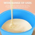 Silicone Mini Cake Molds 4 Inch Round Baking Pan Non-Stick Silicone Baking Mold Bakeware Pan Reusable Blue, Set of 6. 