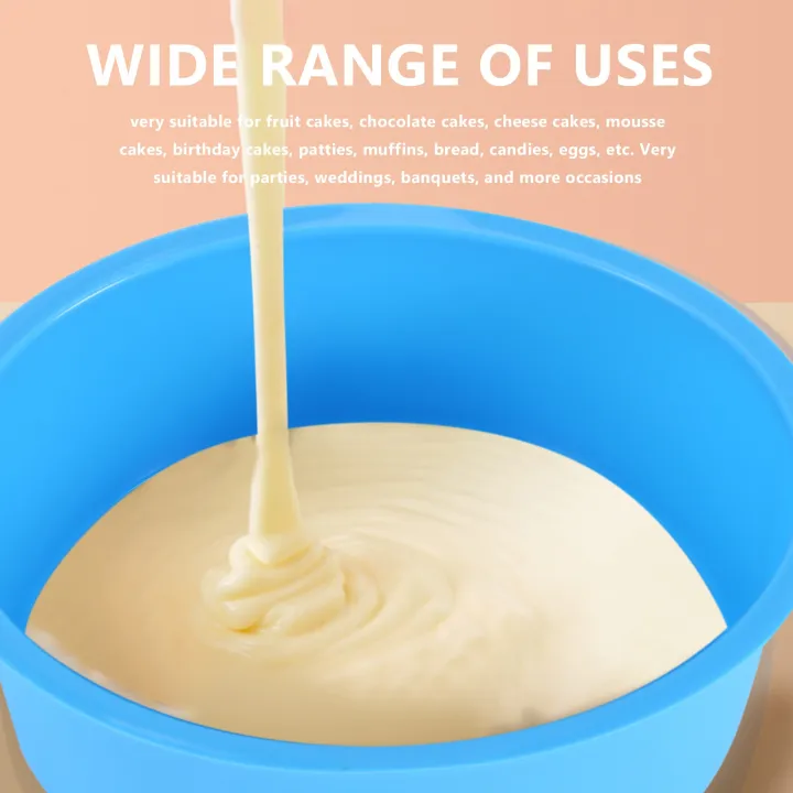 Silicone%20Mini%20Cake%20Molds%204%20Inch%20Round%20Baking%20Pan%20Non-Stick%20Silicone%20Baking%20Mold%20Bakeware%20Pan%20Reusable%20Blue,%20Set%20of%206%20-%20Image%204