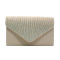Women Evening Bag Pouch Sequins Envelope Black Handbag Sparkling Party Bag Solid Wedding Day Clutches Gold Purses.