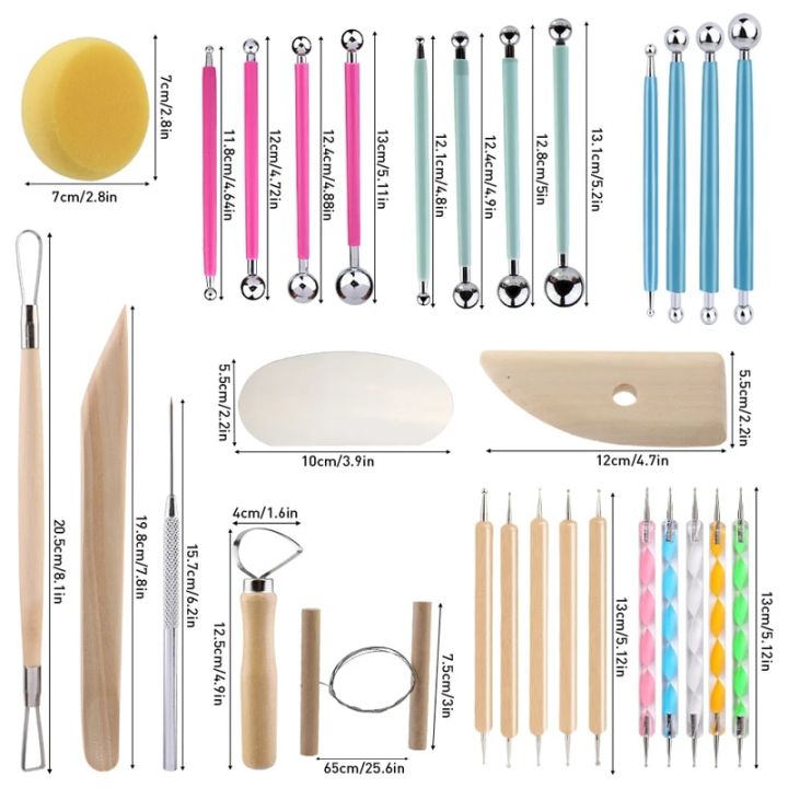 KRABALL%20Dotting%20Tools%20Ball%20Styluses%20with%20Box%20Dotting%20Tools%20Set%20Rock%20Painting%20Pottery%20Clay%20Modeling%20Embossing%20Nail%20Art%20-%20Image%202