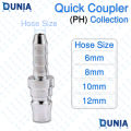 PH Series Quick Coupler Pneumatic Hose Barb Plug Online in Bangladesh 6mm, 8mm, 10mm, 12mm. 