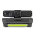 Super Bright Usb Rechargeable Cob Led Comet Tail Light For Bicycle - Enhanced Visibility And Safety. 