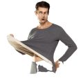 【New release】 Double-sided self-heating traceless thermal underwear men's thickened base shirt autumn clothes and autumn pants set. 