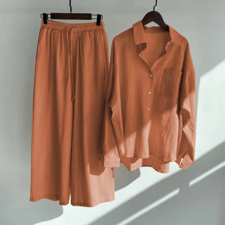 Premium%20Quality%20-%20Women%20Linen%20Cotton%20Two%20Piece%20Set%20Shirt%20and%20Pant%20Plus%20Size%20Shirt%20High%20Waist%20Pant%20-%20Couture%20-%20High-end%20-%20Durablity%20Assurance%20-%20Image%204