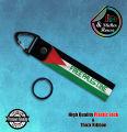 Key ring For Bike user ----Free Palestine - Flag---- Premium Quality & Plastic lock (Attachable to keys for bike, car, bag, home, and office keys). 