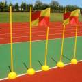 Soccer Training Markers Bright Colors Football Sign Pole for Soccer Football. 