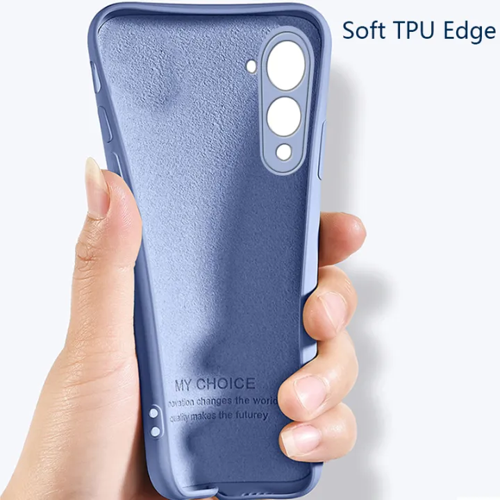 Olige%20For%20VIVO%20Y04%20Liquid%20Silicone%20Macaron%20Candy%20Color%20TPU%20Falling%20and%20shockproof%20Soft%20Phone%20Case%20Shell%20Protector%20Back%20Cover%20-%20Image%203