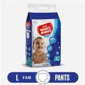 Fresh Happy Nappy Pant Diaper 9-14 KG (L Size) 5pcs Mini Pack.