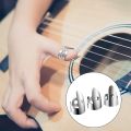 12 Pcs Steel Finger Picks Set,Metal Finger Picks Adjustable Bass Finger Picks for Guitar, Banjos and Other Instruments.