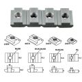 T Block Square nuts T-Track Sliding Hammer Nut M3 M4 M5 M6 for Fastener Aluminum Profile  3030 4040. 