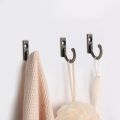 10PCS Small Antique Hooks Wall Hanger Curved Buckle Horn Lock Clasp Hook for Wooden Jewelry Box Hardware Home Coats Hat Clothes.