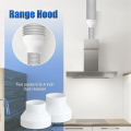 6 to 4 Inch Duct Reducer Increaser ABS Air Duct Adapter Duct Fan or Dryer Vent Adapter Pipe Connector White.