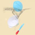 Baby Toddler Anti Slip Suction Bowl whit Temperature Spoon Lid Feeding Tableware.