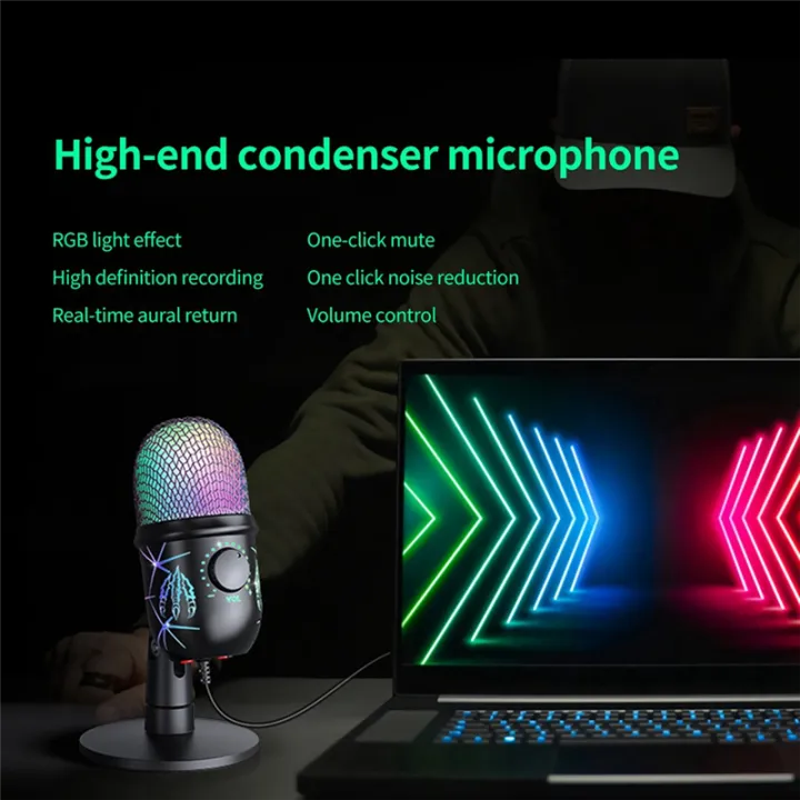 USB%20Condenser%20Microphone%20with%20Noise%20Cancellation%20RGB%20Microphone%20for%20Pc%20Computer%20Laptop%20Video%20Recording%20-%20Image%202