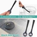 for shark robot vacuum parts-10 x side brush-Black. 