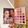IGOODCO 5-in-1 Makeup Book Kit: Comprehensive Palette with All-in-One Glitter & Matte Eyeshadows, Highlighter, Blush, Contour, Lip Colors, and Eyebrow Enhancers (Multicolor). 