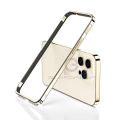 【Healer DingD】 Luxury Light Aluminum Bumper Ultra Slim Case For iPhone 13 12 14 15 Pro Max 14pro 14plus Safety Buckle Metal Alloy Accessories. 