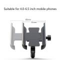 Universal Metal Bike Phone Rack Aluminum Alloy Bicycle Mobile Phone Holder Motorcycle Bike Handlebar & Looking Glass Mount.