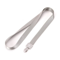 1PC Lace Lanyard Rope for ID Card Holder with Plastic Hook - Silver.