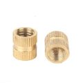 10-100pcs m1 M1.2 m1.4 M1.6 M2 M2.5 M3 M4 M5 M6 M8  M10 Brass insert nut Injection Molding Brass Knurled Thread Inserts Nuts. 