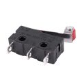 250V 15A Latching 3 Way On-Off-on Single Pole Toggle Switch with 10Pcs Micro-Roller Lever Arm Open Close Limit Switch. 