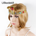 Relax Snake Shaped Headpiece Cleopatra Headdress Egypt Queen Hair Accessories Belly Dance Headband Halloween Cosplay Party Props.