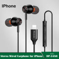 MCDODO HP-3480 Lightning Jack MDD HiFi Stereo Wired Headphone iPhone Earphone With Mic And Volume Control For iPhone 15 14 Pro Max. 