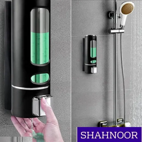 Black%20Hand%20Wash%20Soap%20Dispenser%20for%20Bathroom%20Wall%20Mounted%20Plastic%20ABS%20400%20ML%20-%20Image%204