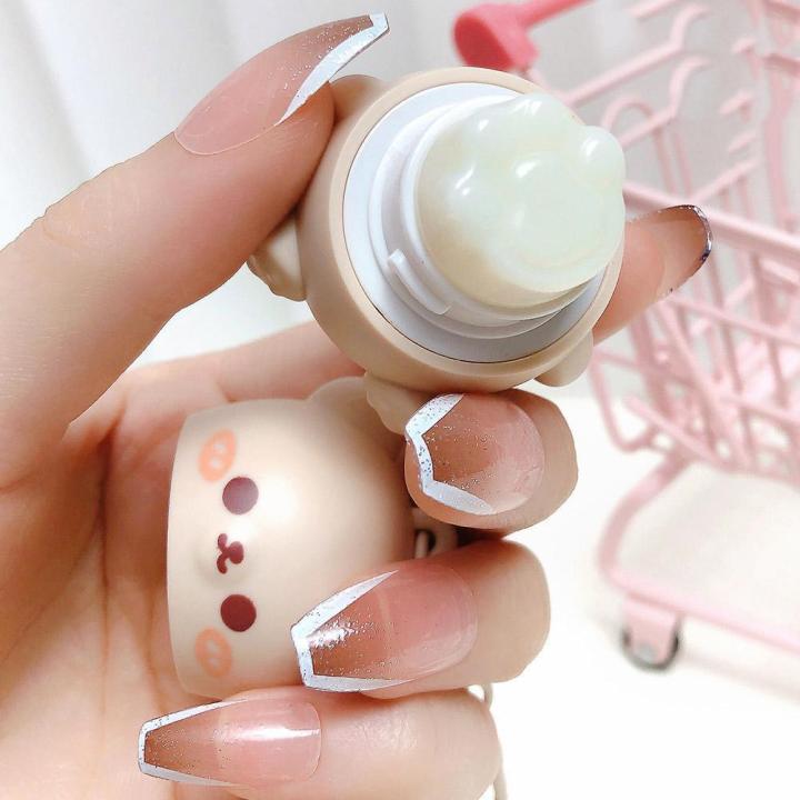 Cute Little Bear Lip Balm For Children Moisturizing Moisturizing Anti-Dry Crack Fade Lip Lines Lipstick Baby Available Lip Care Lateil