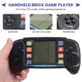 Handheld 3.5in LCD Brick Game Player with Built-in 23+26 Games(Black). 