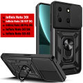 Slide Lens Funda for Infinix Note 30 5G Case for Infinix Note 30 Pro 4G Case Magnetic Ring Stand Holder Armor Cover. 