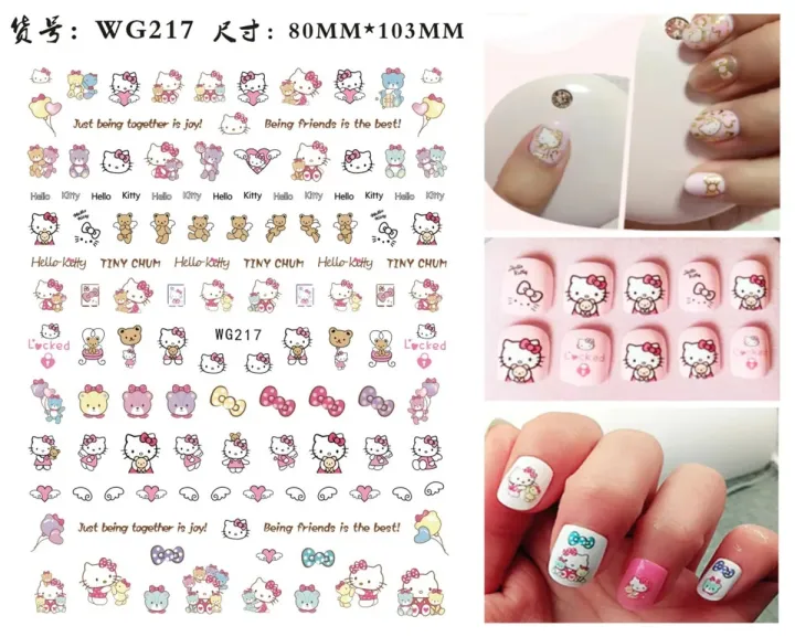 1PCS%20Cartoon%20Hello%20Kitty%20Nail%20Stickers%20Sanrio%20Nail%20Art%20Decoration%20Kulomi%20Cinnamon%20Dog%203D%20Stickers%20Nail%20Decals%20Press%20on%20Nails%20-%20Image%204