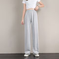 Women's pants female streetwear joggers oversize high waisted Korean style Fashion wide leg sweatpants baggy.