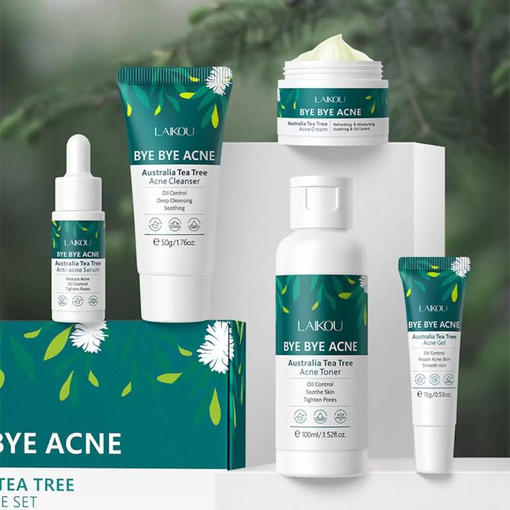 LAIKOU%20Bye%20Bye%20Acne%20Australia%20Tea%20Tree%20Acne%20Skin%20care%20Set-%205pcs/Set%20-%20Image%203