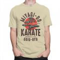 Vintage Miyagi Do Inspired Karate Kid T Shirt Men Cotton Cobra Kai Tshirt Japanese Kung Fu Tee Tops Short Sleeve Fashion T-shirt.