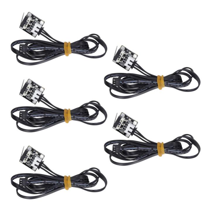 Mechanical Limit Switch Module, End Stop Limit Switch 3 Pin Compact 5 Pcs for Replacement