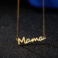 Women Neckle All-Matched Mom Nameplate Clavicle Choker Neckle. 