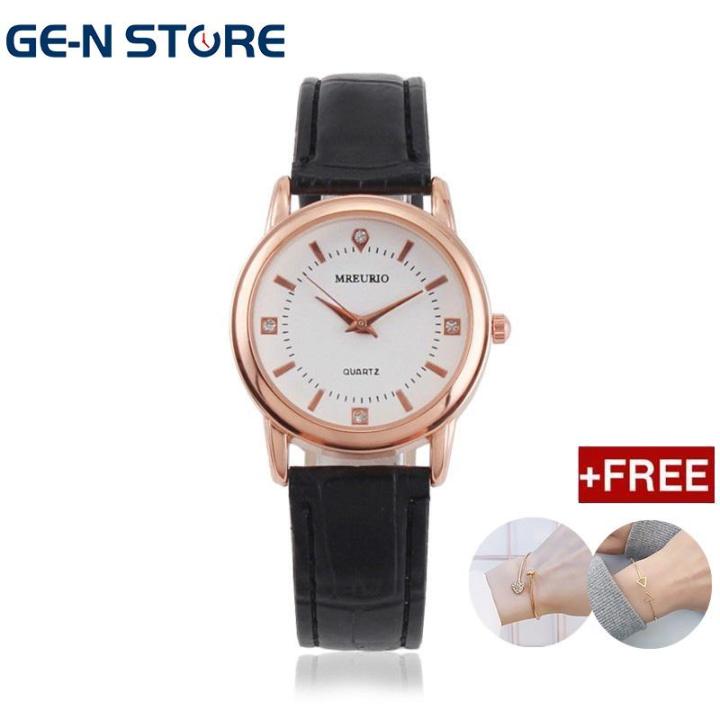 (NEW)Women Watches Casual Quartz Leather Watch Ladies Wristwatch