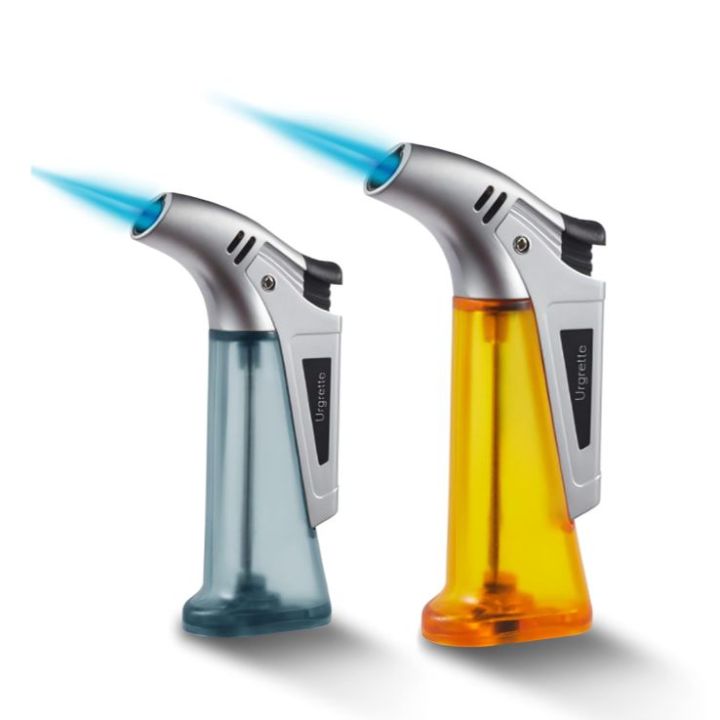 1300c Butane Torch Lighter Blow Torch for Blue Flame Inflatable Windproof Lighter