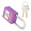 Lockout Padlock Portable Tagout Skidproof Industrial Lock for Factories. 