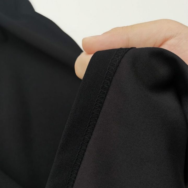 Cusual%20Pants%20Women%20Summer%20Ankle-length%20Loose%20Wide%20Leg%20Elastic%20High%20Waist%20Oversize%20Black%20Simple%20Comfortable%20Elegant%20Ladies%20Chic%20BQ%20-%20Image%208