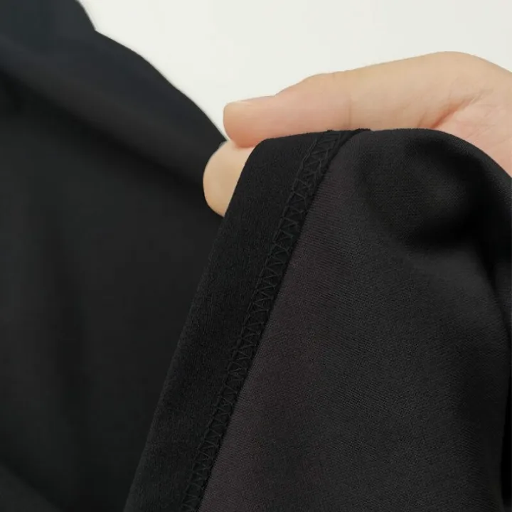 Cusual%20Pants%20Women%20Summer%20Ankle-length%20Loose%20Wide%20Leg%20Elastic%20High%20Waist%20Oversize%20Black%20Simple%20Comfortable%20Elegant%20Ladies%20Chic%20BQ%20-%20Image%208