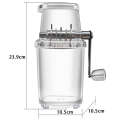 Ice Crusher Manual Ice Crusher Machine1.25L Ice Grinder Ice Cube Drinks Chopper,Household Necessities,Summer Need. 