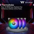 Thermaltake Pure 12 ARGB Sync Radiator Fan TT Premium Edition (3-Fan Pack). 