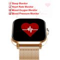 Rose Gold Color Smart Watch Women Men Smartwatch Heart Rate Smart Clock For Android IOS Fitness Tracker Dial Call Answer Call.