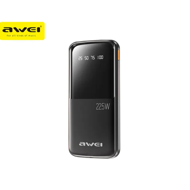 AWEI%20P10K%2010000mAh%2022.5W%20Fast%20Charging%202%20USB%20&%201%20TYPE-C%20Output%20Ports%20LED%20Digital%20Display%20Power%20Bank%20-%20Image%204
