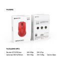 FANTECH WGC2 VENOM II VIBE  2.4G Wireless Gaming Mouse Pixart 3212 2400DPI RGB Rechargeable Mouse Ergonomic Mice Gaming Gammer For Laptop PC Red. 