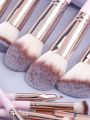 Maange 25PCs Foundation Makeup Brush Sets Professional Cosmetic Concealer Eyeshadow Dense Soft Bristle Brushes For Women Beauty.
